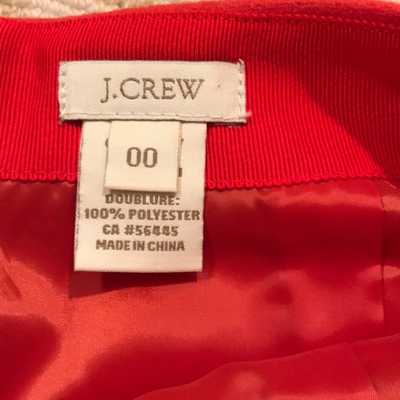 J.Crew Felted Wool Mini Skirt, size 00 - Picture 3 of 6